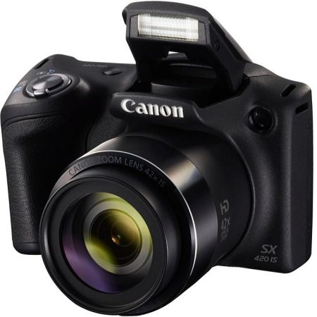 Canon PowerShot SX420 Digital Camera w 42x Optical Zoom - Wi-Fi & NFC Enabled (Black)