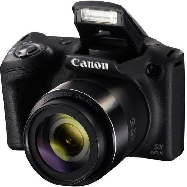 Canon PowerShot SX420 Digital Camera w 42x Optical Zoom - Wi-Fi & NFC Enabled (Black)